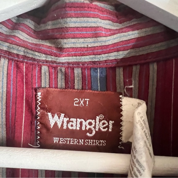 Vintage Wrangler Western Pearl Snap Shirt Size 2XT - Picture 6 of 9